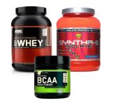 KIT 1 WHEY+SYNTHA+BCAA